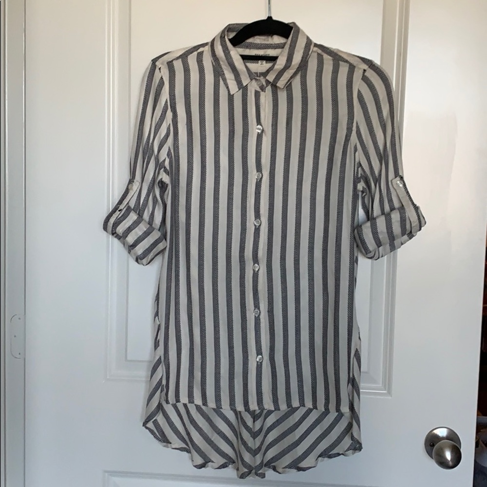 Striped Button Down Shirt